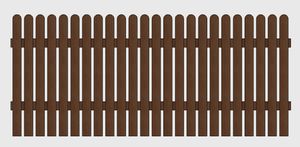 Wooden fence panel no.7